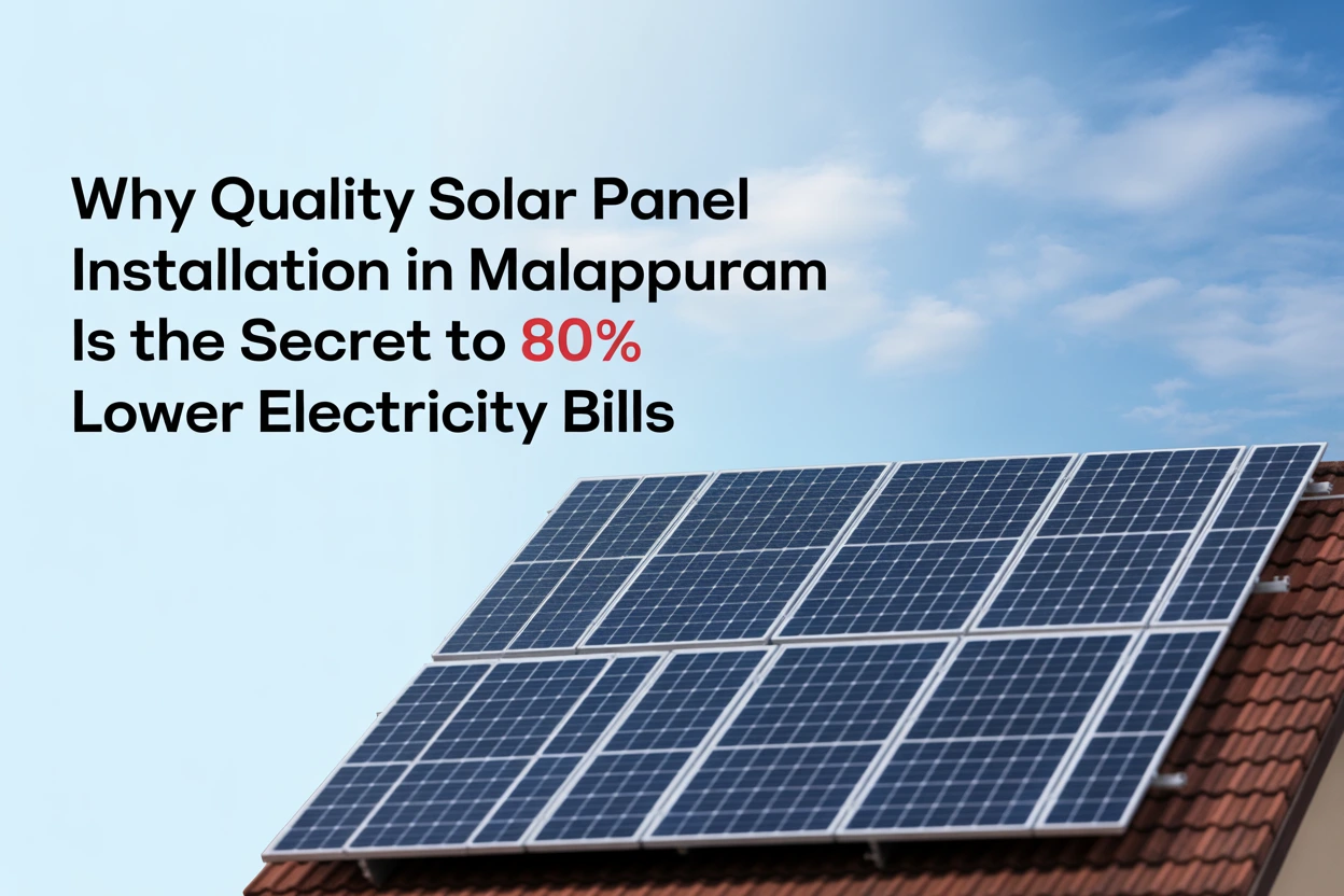 top Quality solar panel installation in Malappuram